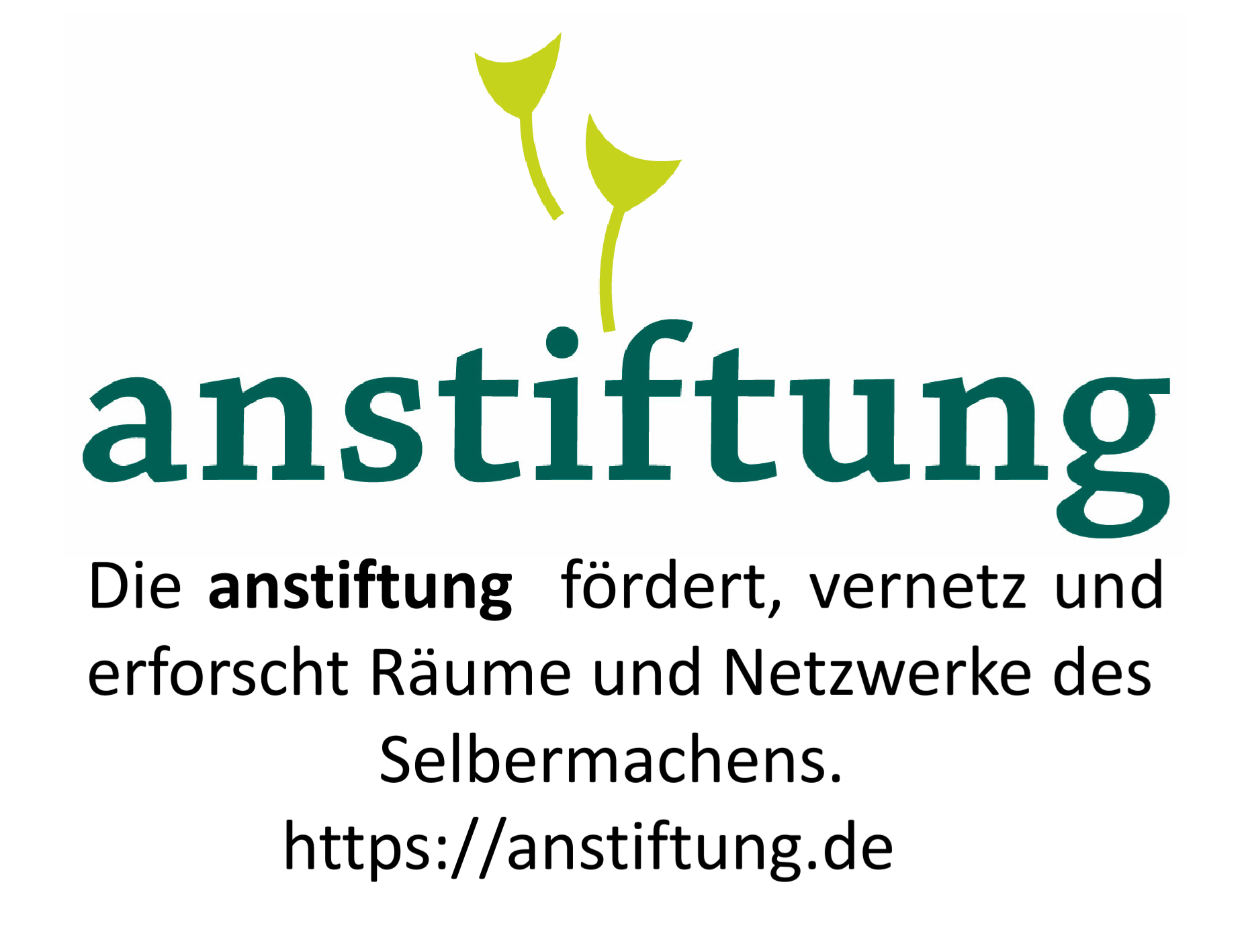 Logoder Stiftung: anstiftung