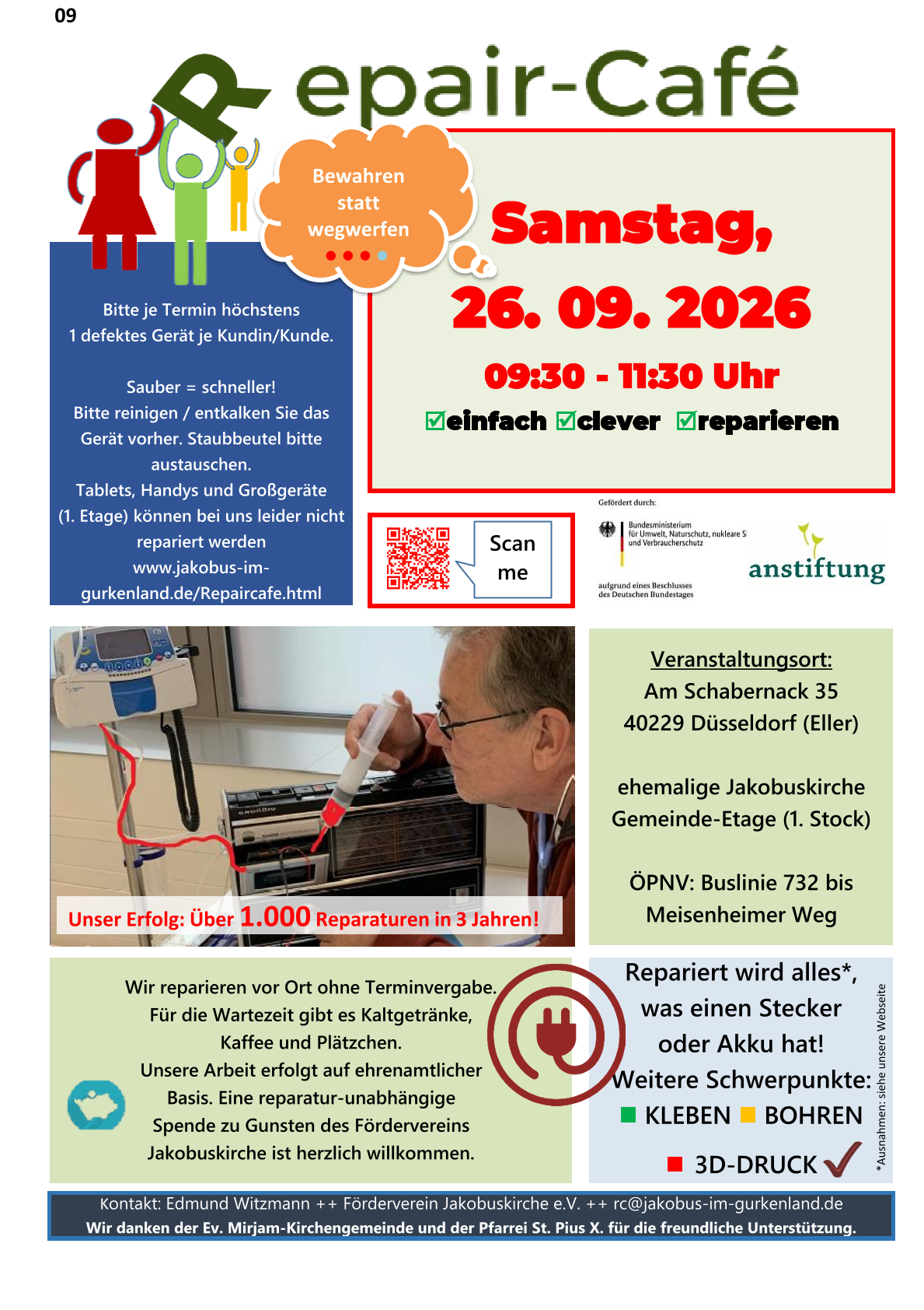 Veranstaltungsplakat zur 50. Veranstaltung